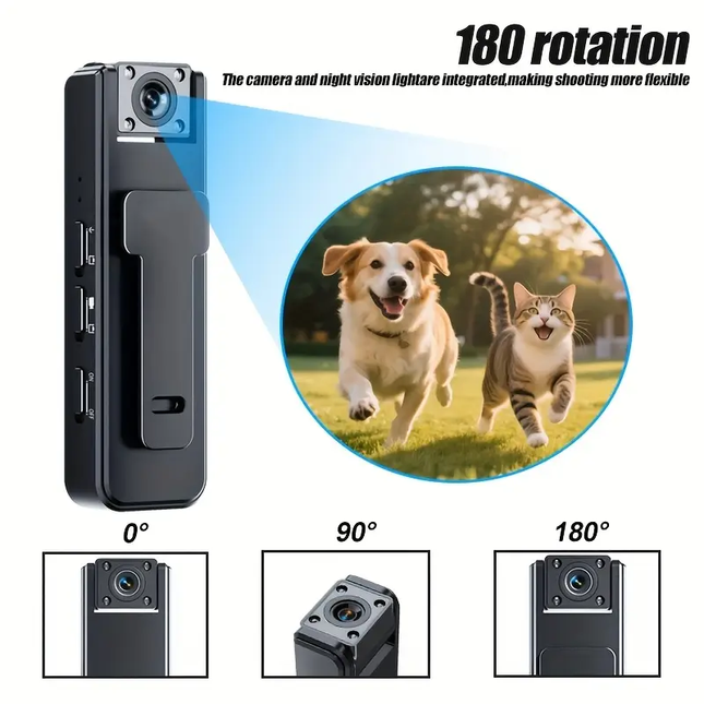 Telecamera Tascabile WiFi 1080P