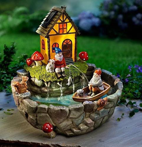 Decorazione solare originale di Babbo Natale