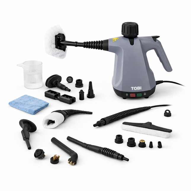 Pulitore Vapore Portatile TB-967 1500W 15 Accessori Igienizzante