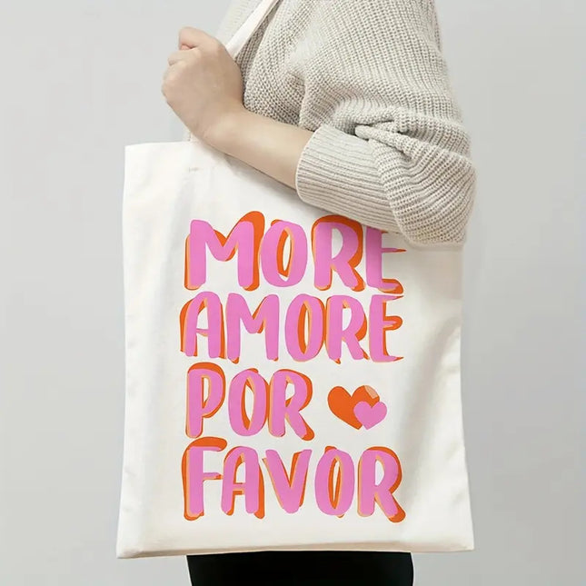 Borsa Tela Rettangolare Verticale Beige Trend Viaggio Casual