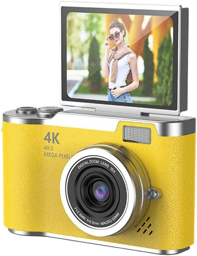Fotocamera digitale 48MP 4K flip screen 2.4" principianti 140g SD